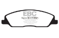 Picture of EBC 10-14 Ford Mustang 3-7 Ultimax2 Front Brake Pads