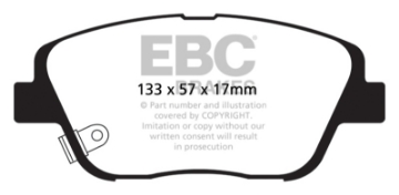 Picture of EBC 10-14 Hyundai Sonata 2-0 Turbo Ultimax2 Front Brake Pads