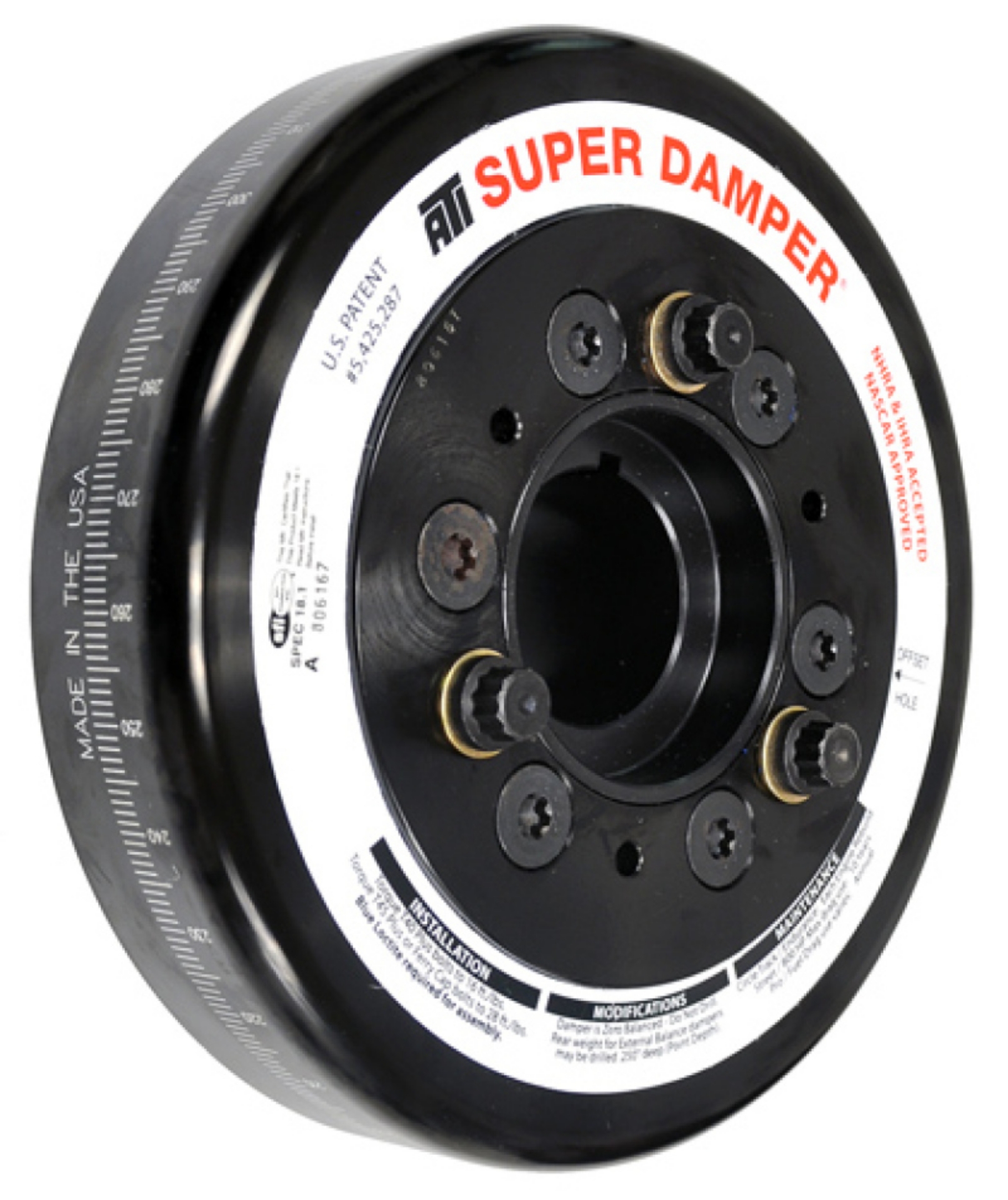 Picture of ATI Damper - 6-325in - Steel - Chevy BB - 3 Ring