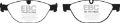 Picture of EBC 10-15 Jaguar XF 5-0 Supercharged 470 Redstuff Front Brake Pads