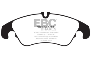 Picture of EBC 11 Audi A6 2-0 Turbo Ultimax2 Front Brake Pads