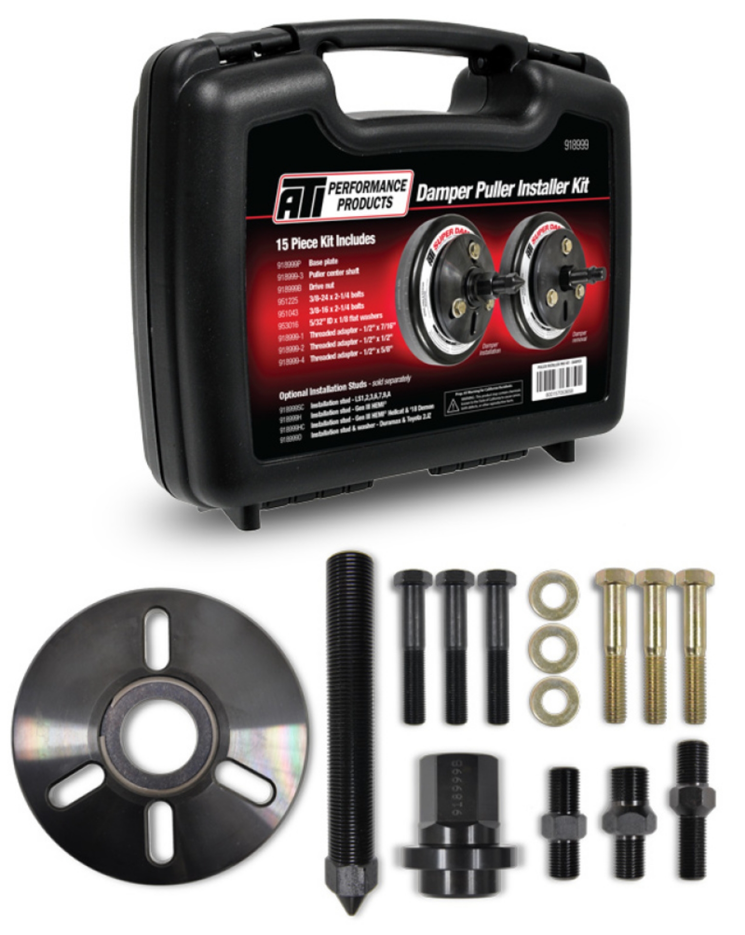 Picture of ATI Installation Stud - New Gen Hemi - M14x1-5x6-09 Long - Damper Puller Metric Adapter