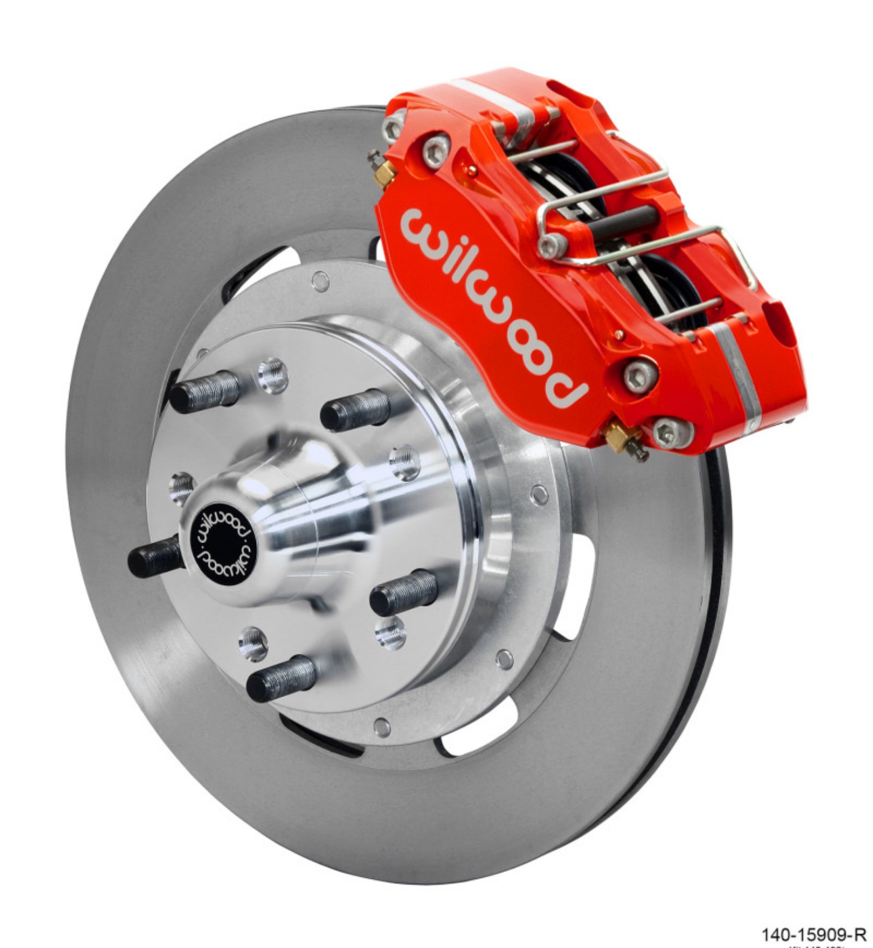 Picture of Wilwood Dynapro 4R Front Kit 11-75in Ultralite HP Rotors - Red