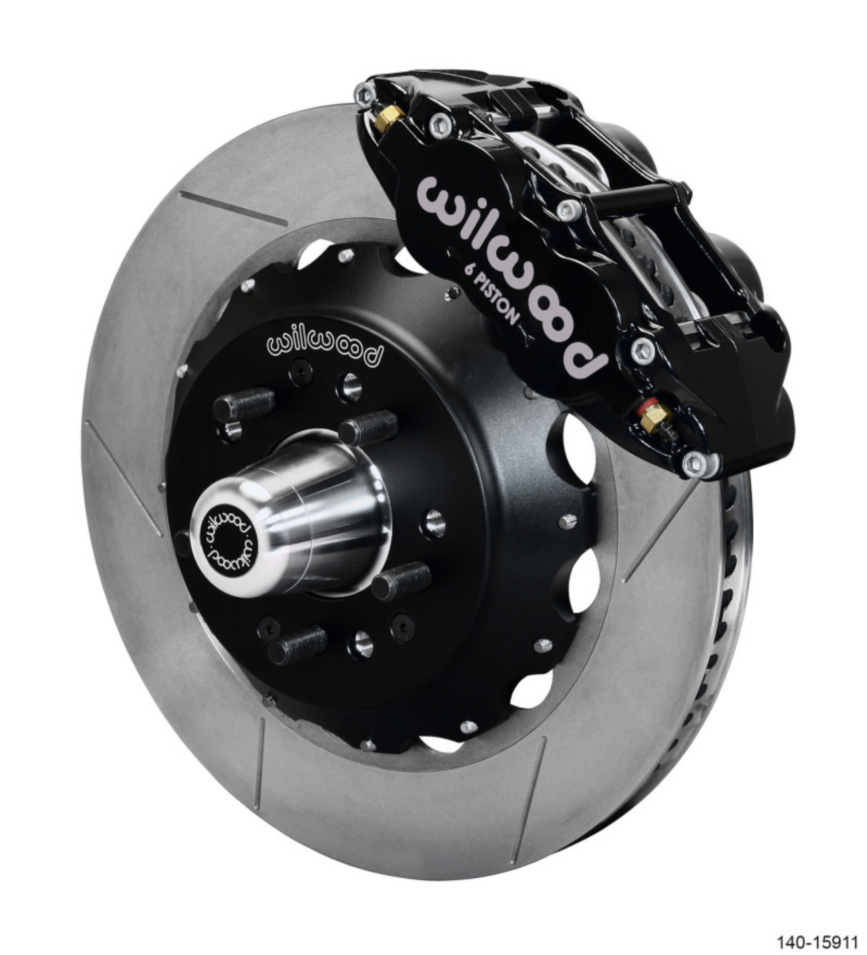 Picture of Wilwood Narrow Superlite 6R Front Big Brake Kit 14-00in GT competition Series Rotor - Black
