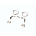 Picture of Rugged Ridge 97-06 Jeep Wrangler Stainless Steel Windshield Tie Down Kit