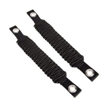 Picture of Rugged Ridge Paracord A-Pillar-Seat Mnt Hdle Black 07-18 Jeep Wrangler JK