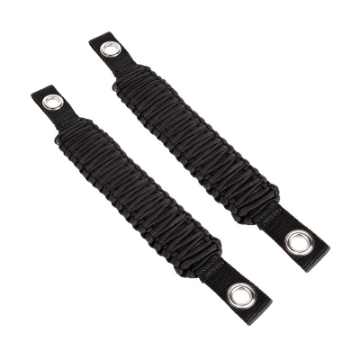 Picture of Rugged Ridge Paracord A-Pillar-Seat Mnt Hdle Black 07-18 Jeep Wrangler JK
