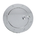 Picture of Rugged Ridge 07-18 Jeep Wrangler JK Stainless Steel Locking Gas Cap Door