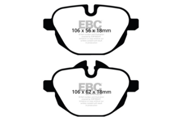 Picture of EBC 11+ BMW X3 2-0 Turbo F25 Ultimax2 Rear Brake Pads