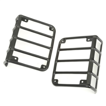 Picture of Rugged Ridge 07-18 Jeep Wrangler Textured Black Tail Light Euro Guards
