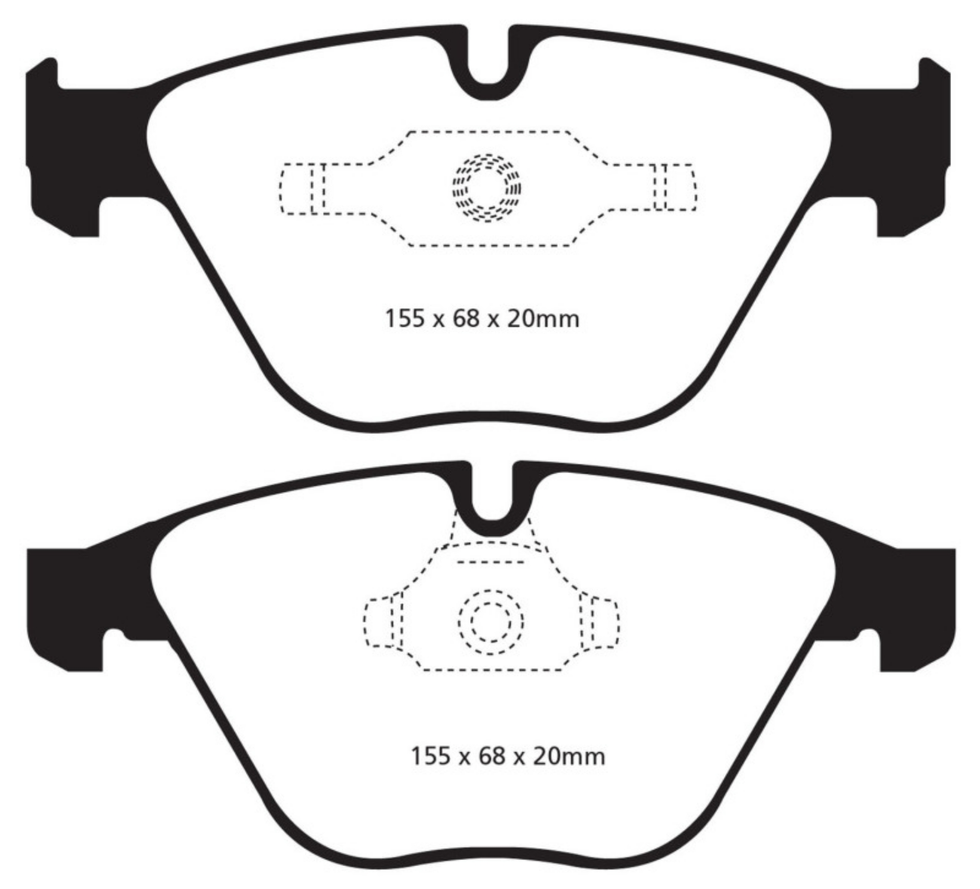 Picture of EBC 11+ BMW Z4 3-0 Twin Turbo iS E89 Redstuff Front Brake Pads