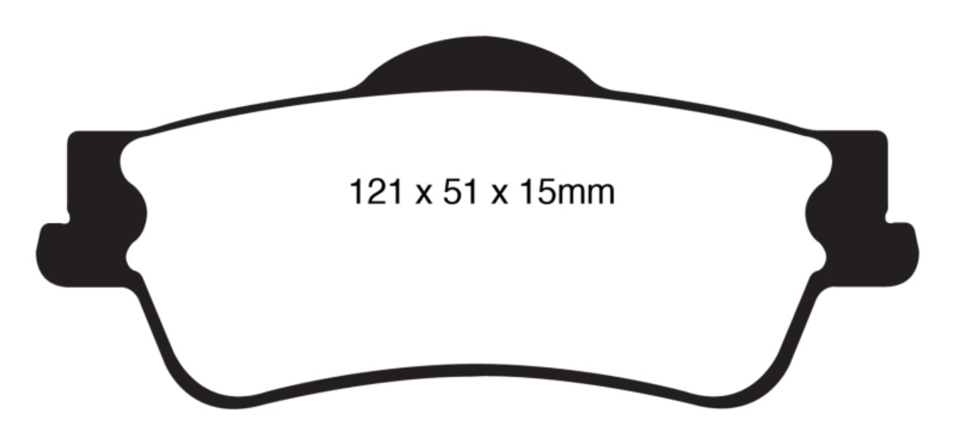 Picture of EBC 11+ Chevrolet Caprice 3-6 Greenstuff Rear Brake Pads