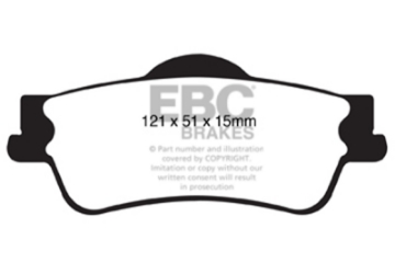 Picture of EBC 11+ Chevrolet Caprice 3-6 Greenstuff Rear Brake Pads