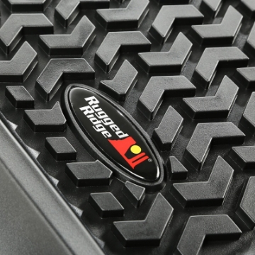 Picture of Rugged Ridge Floor Liner Front-Rear Black 1997-2006 Jeep Wrangler TJ