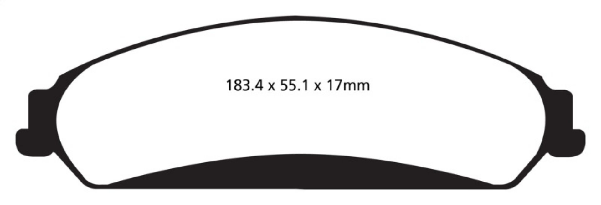 Picture of EBC 11+ Chrysler 300C 5-7 Redstuff Front Brake Pads