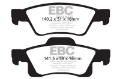 Picture of EBC 11+ Dodge Durango 3-6 Extra Duty Rear Brake Pads