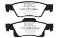 Picture of EBC 11+ Dodge Durango 3-6 Greenstuff Rear Brake Pads