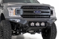 Picture of Addictive Desert Designs 18-20 Ford F-150 Bomber Front Bumper w- 3 Baja Designs LP6 Mounts