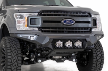 Picture of Addictive Desert Designs 18-20 Ford F-150 Bomber Front Bumper w- 3 Baja Designs LP6 Mounts