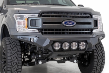 Picture of Addictive Desert Designs 18-20 Ford F-150 Bomber Front Bumper w- 4 Rigid 360 6IN Mounts