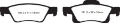 Picture of EBC 11+ Dodge Durango 3-6 Yellowstuff Rear Brake Pads
