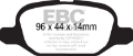 Picture of EBC 11+ Fiat 500 1-4 ATE Calipers Greenstuff Rear Brake Pads