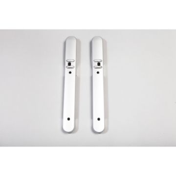 Picture of Rugged Ridge 07-10 Jeep Wrangler JK Silver Front Door Handle Trim