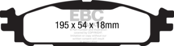Picture of EBC 11+ Ford Explorer 2-0 Turbo 2WD Ultimax2 Front Brake Pads
