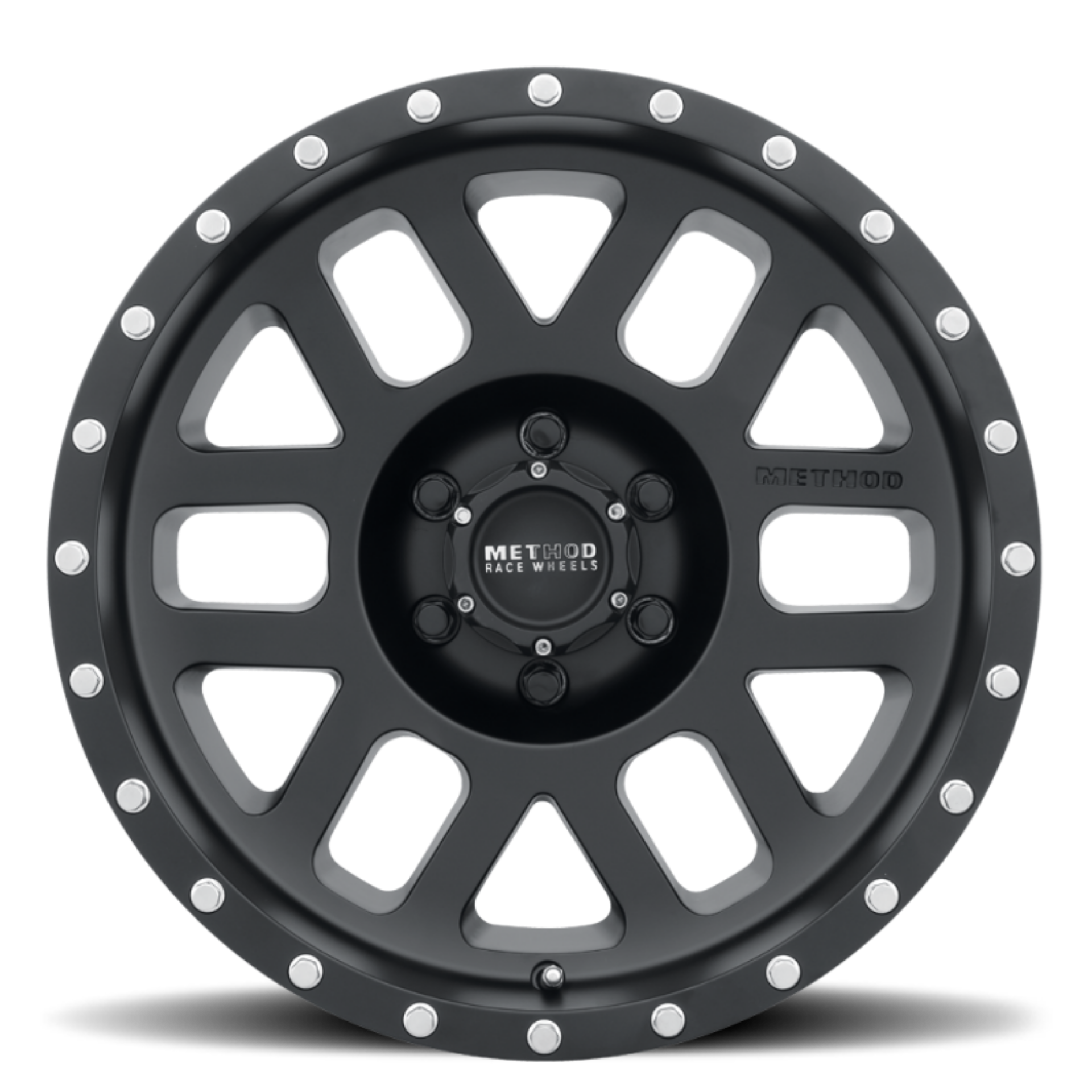 Picture of Method MR306 Mesh 17x8-5 0mm Offset 6x5-5 108mm CB Matte Black Wheel