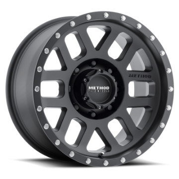 Picture of Method MR306 Mesh 18x9 +18mm Offset 8x6-5 130-81mm CB Matte Black Wheel