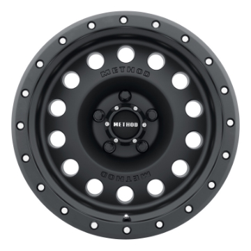 Picture of Method MR307 Hole 17x8-5 0mm Offset 5x5 94mm CB Matte Black Wheel