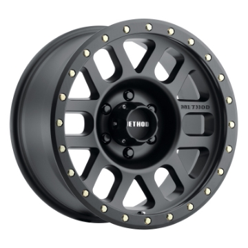 Picture of Method MR309 Grid 17x8-5 0mm Offset 6x135 94mm CB Matte Black Wheel