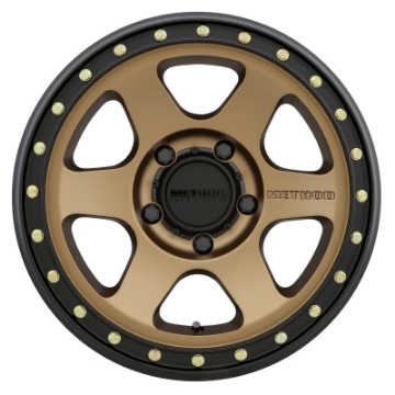 Picture of Method MR310 Con6 17x8-5 0mm Offset 5x5 71-5mm CB Method Bronze-Black Street Loc Wheel