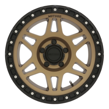 Picture of Method MR312 17x8-5 0mm Offset 5x5-5 108mm CB Method Bronze-Black Street Loc Wheel