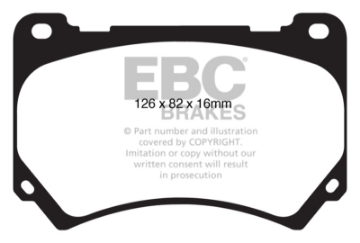 Picture of EBC 11+ Hyundai Equus 4-6 Ultimax2 Front Brake Pads