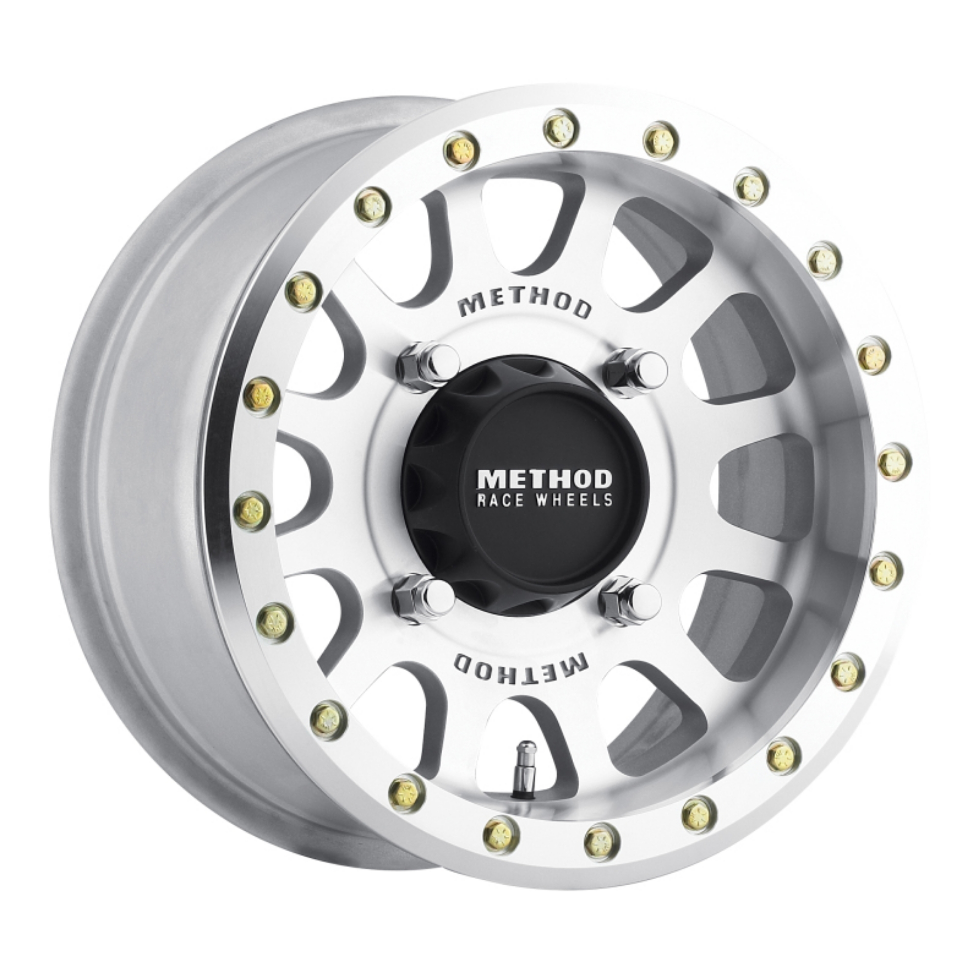Picture of Method MR401 UTV Beadlock 14x7 - 5+2-38mm Offset - 4x136 - 106mm CB Machined - Raw Wheel