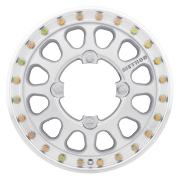 Picture of Method MR401-R UTV Beadlock 15x5 - 5+0-43mm Offset - 4x136 - 106mm CB Machined - Raw Wheel