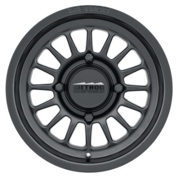 Picture of Method MR411 Bead Grip 15x7 - 5+2-38mm Offset - 4x136 - 106-25mm CB Matte Black Wheel