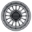 Picture of Method MR411 Bead Grip 15x7 - 5+2-38mm Offset - 4x156 - 132mm CB Gloss Titanium Wheel