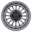 Picture of Method MR411 Bead Grip 15x10 - 6+4-25mm Offset - 4x156 - 132mm CB Gloss Titanium Wheel