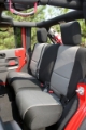Picture of Rugged Ridge Seat Cover Kit Black-Gray 11-18 Jeep Wrangler JK 2dr