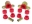 Picture of Rugged Ridge Front Swaybar Bushing Kit Red 15-16-In 84-01 Cherokee