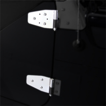 Picture of Rugged Ridge 87-06 Jeep Wrangler Stainless Steel Door Hinge Set
