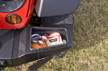 Picture of Rugged Ridge Storage Ends Texture Black XHD Modular Front Bumper