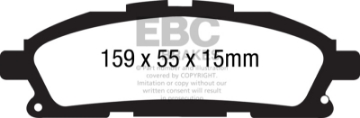Picture of EBC 11+ Nissan Quest 3-5 Yellowstuff Front Brake Pads