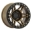 Picture of Method MR106 Beadlock 17x9 -44mm Offset 5x5 71-5mm CB Method Bronze w-BH-H24125 Wheel