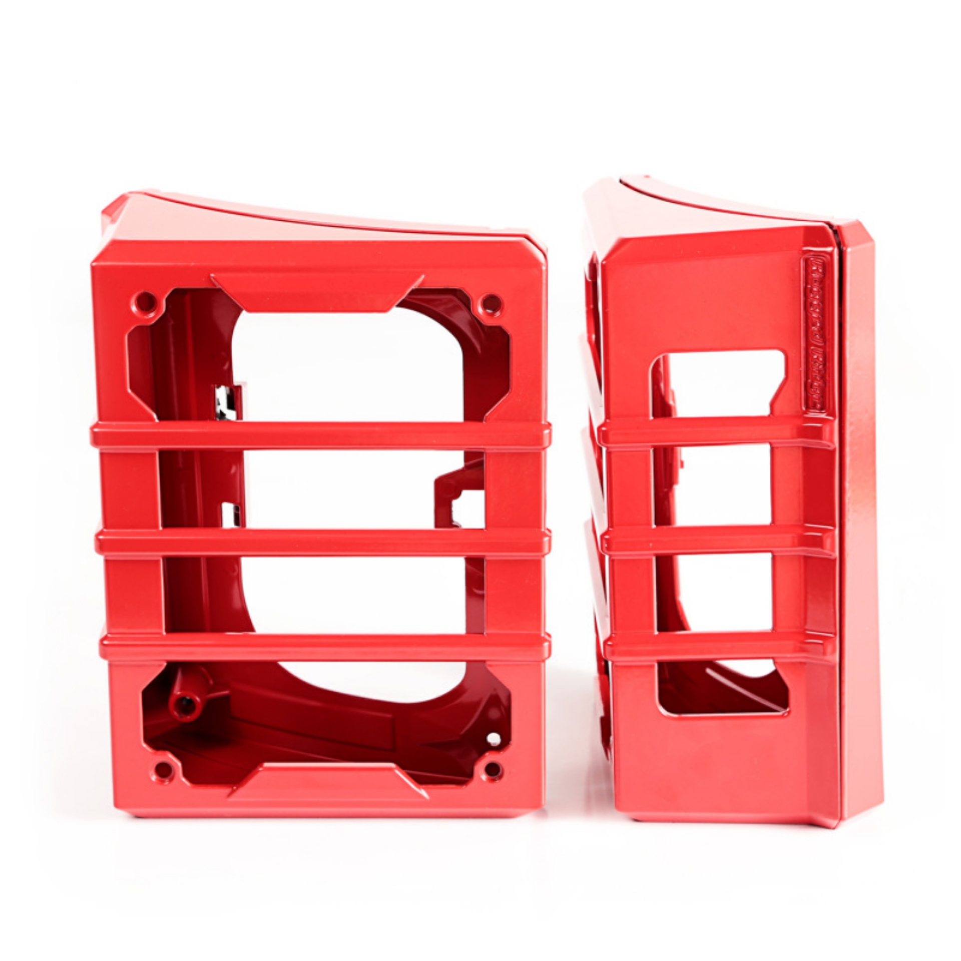 Picture of Rugged Ridge 07-18 Jeep Wrangler JK Red Elite Tail Light Guards
