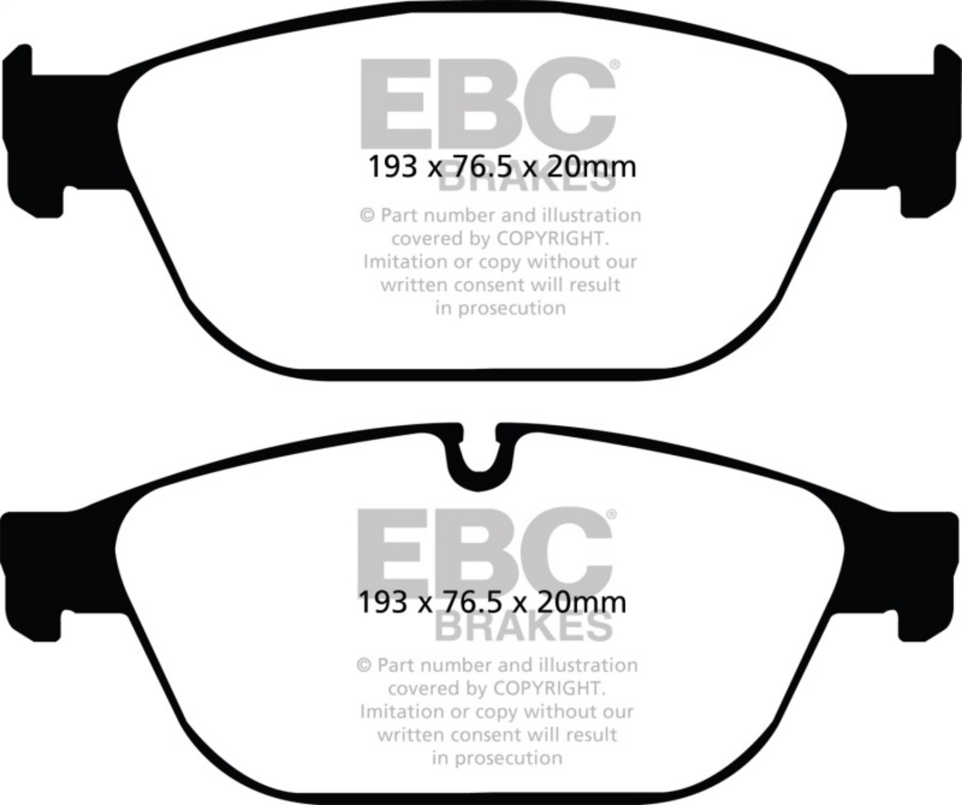 Picture of EBC 11-12 Audi A8 Quattro 3-0 Supercharged Redstuff Front Brake Pads