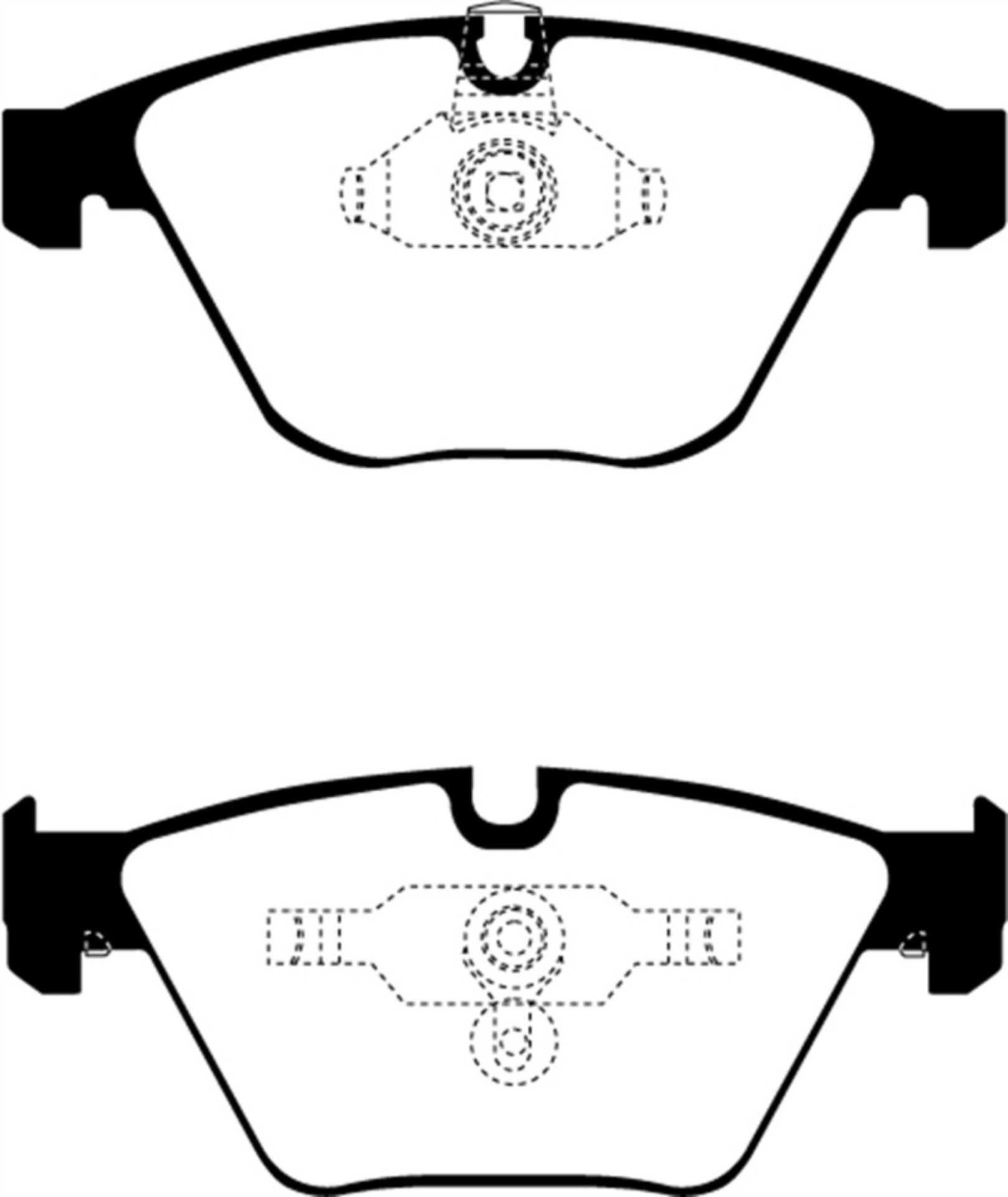 Picture of EBC 11-12 BMW 1M Coupe 3-0 Twin Turbo Greenstuff Front Brake Pads
