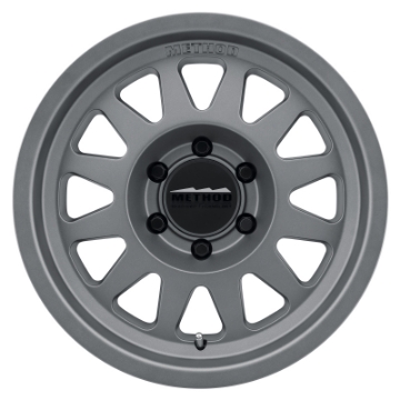 Picture of Method MR704 17x8-5 0mm Offset 6x5-5 106-25mm CB Matte Titanium Wheel